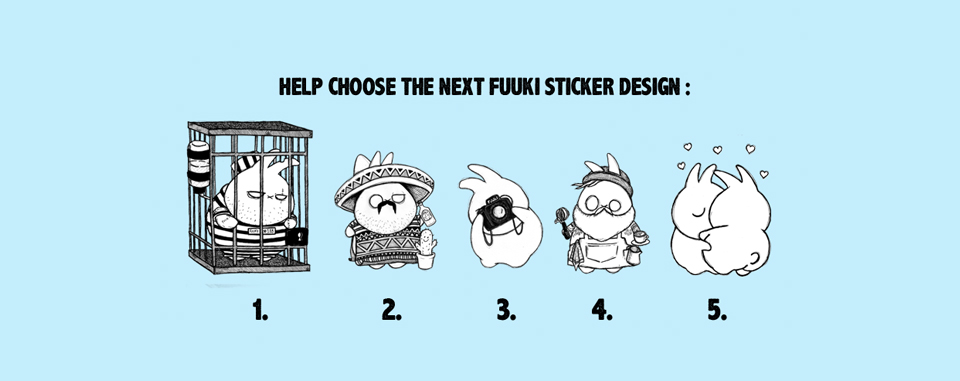 Help choose the next Fuuki sticker design